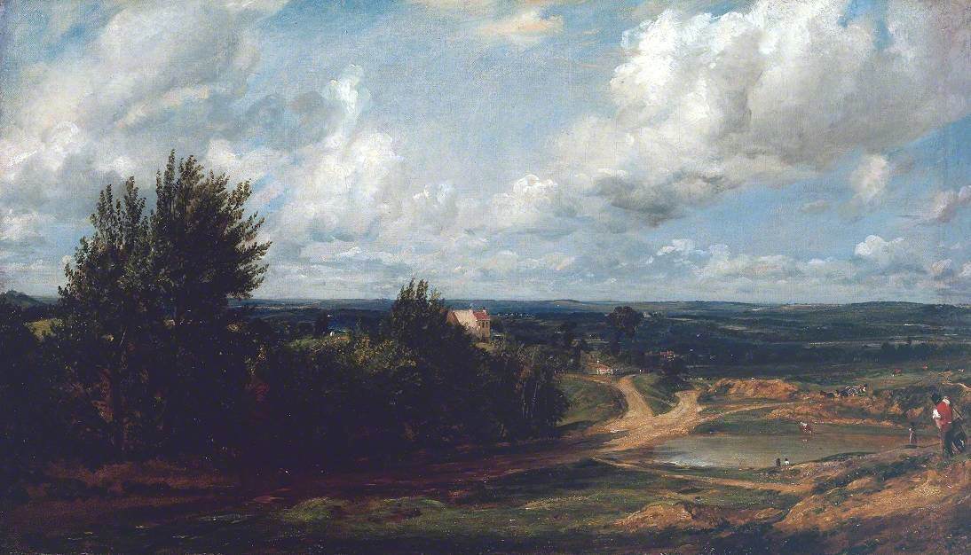 John Constable; Hampstead Heath, with the House Called 'The Salt Box'; Tate. CC BY-NC-ND