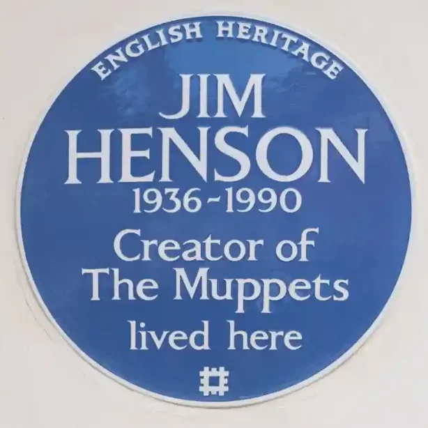 English Heritage blue plaque for Jim Henson